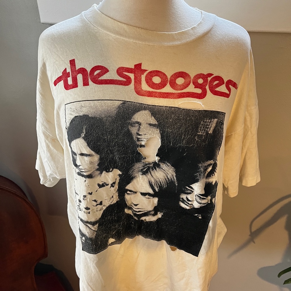 The Stooges 1980’s Graphic T-Shirt - White